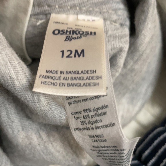OshKosh Carpenter Overalls Boys 12mo NEW - Picture 7 of 7